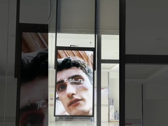 LCD double face 2000nits affichage de fenêtre numérique 50 pouces mur suspendu