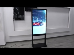 Écran d'affichage de fenêtre numérique sans fil 55 pouces Panneau publicitaire Kiosque pour vitrine